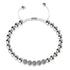 Argent | Bracelet Gala Pavé de Cristaux | Blanc